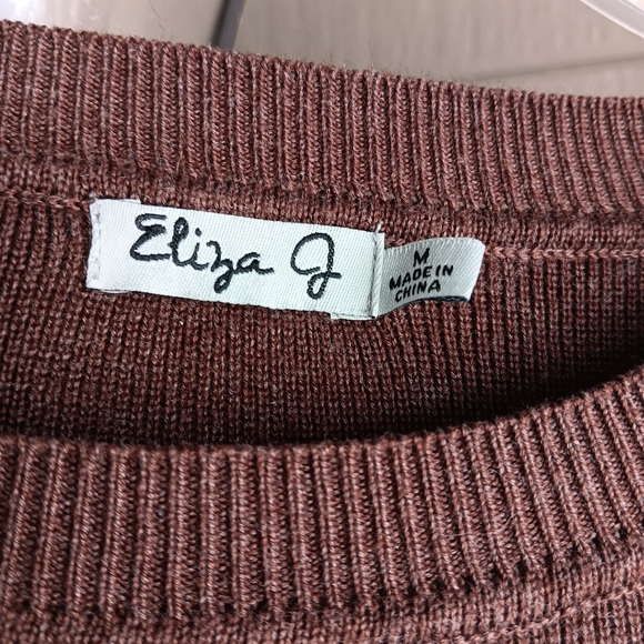 Eliza J Striped Sweater Dress Size M - Picture 3 of 5